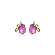 Load image into Gallery viewer, - Earring Violet -
