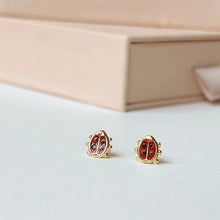 Load image into Gallery viewer, - Earring Mini Ladybug -
